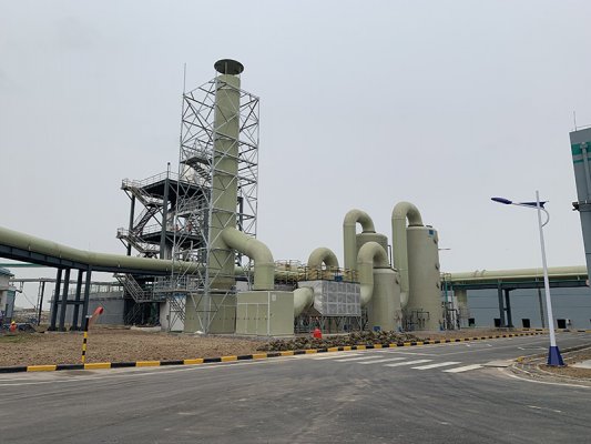 廢氣處理系統(tǒng)成套設(shè)備（材質(zhì)：玻璃鋼）